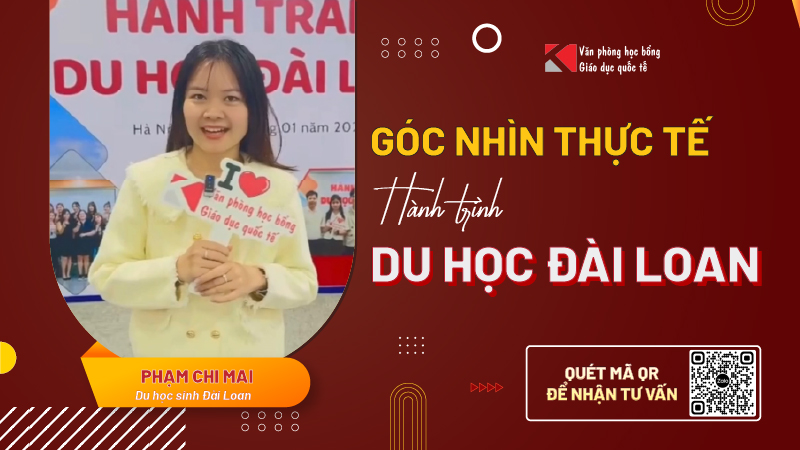 Hành trình du học Đài Loan của Phạm Chi Mai: Từ Đại học Mở Hà Nội đến Đại học Cần Ích